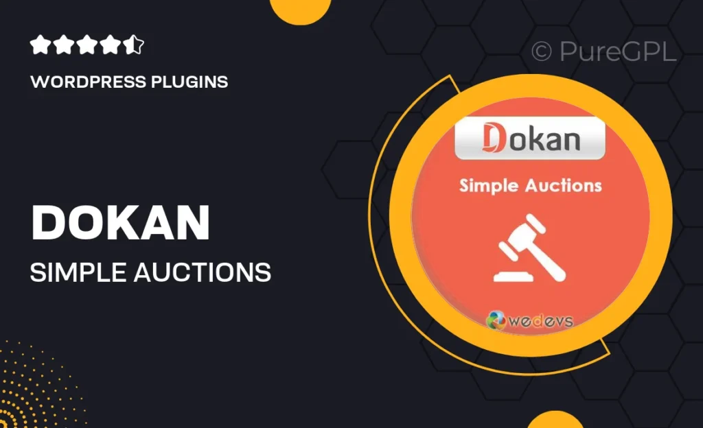 Dokan – Simple Auctions Integration 55 Dokan – Simple Auctions Integration
