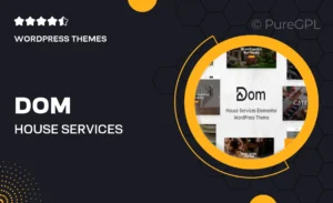 Dom – House Services Elementor WordPress Theme