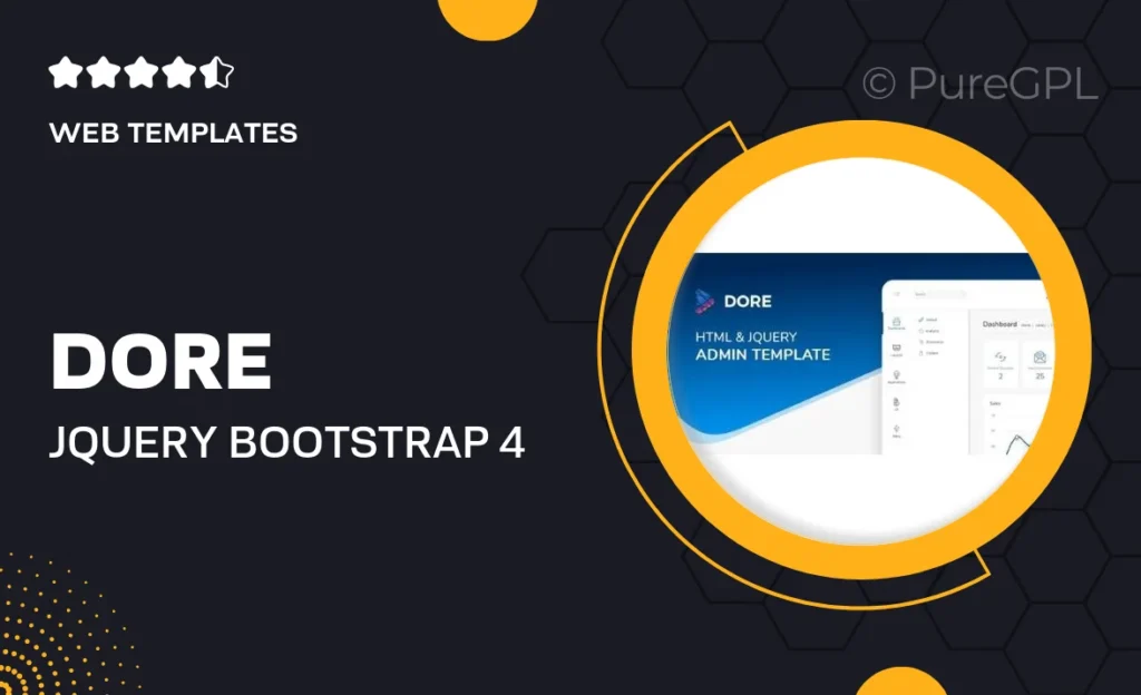 Dore jQuery – Bootstrap 4 Admin Template 17 Dore jQuery – Bootstrap 4 Admin Template