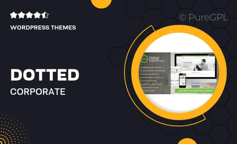 dotted corporate multipurpose wordpress theme