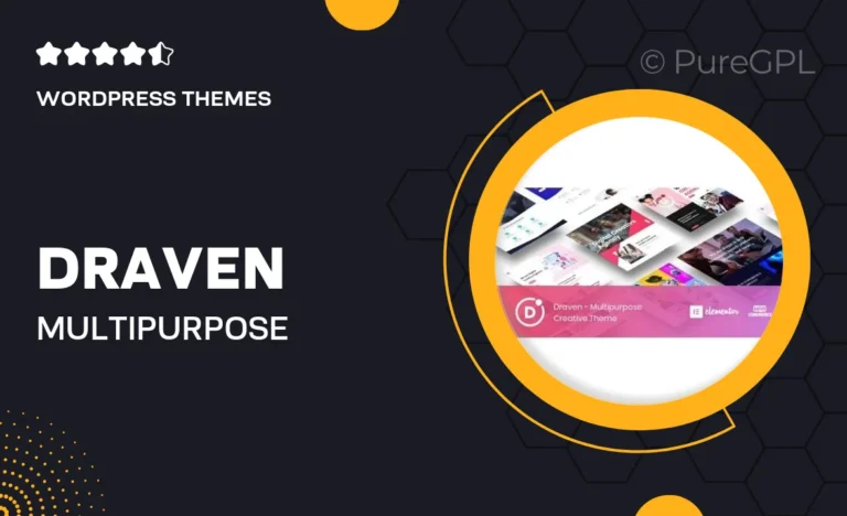 draven multipurpose creative theme