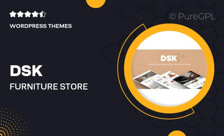 dsk furniture store woocommerce wordpress theme