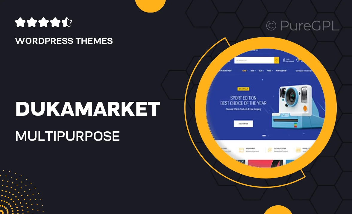 DukaMarket – Multipurpose WordPress Theme