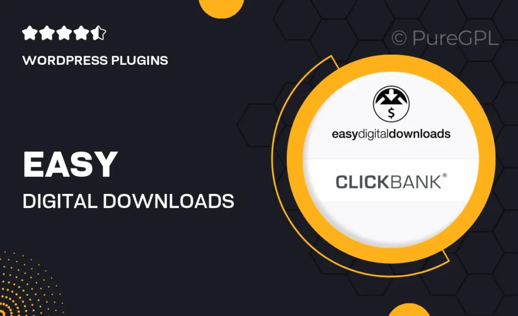Easy Digital Downloads ClickBank Gateway 30 Easy Digital Downloads ClickBank Gateway