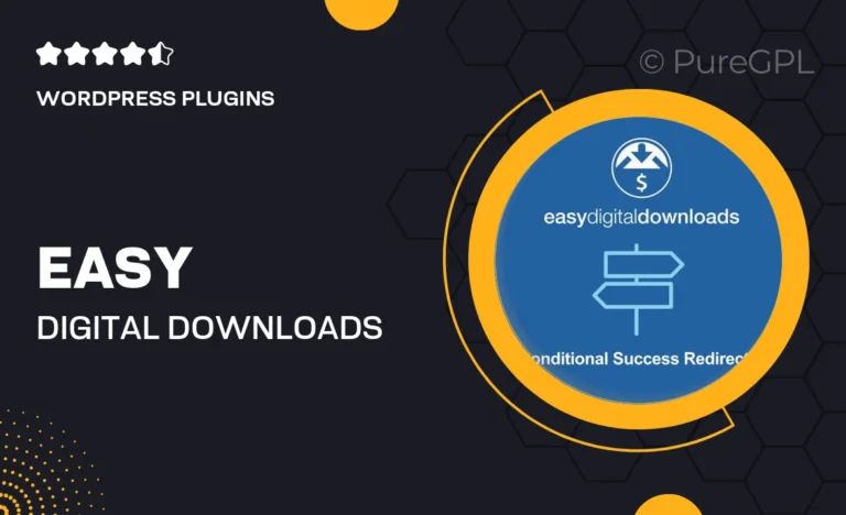 easy digital downloads conditional success redirects