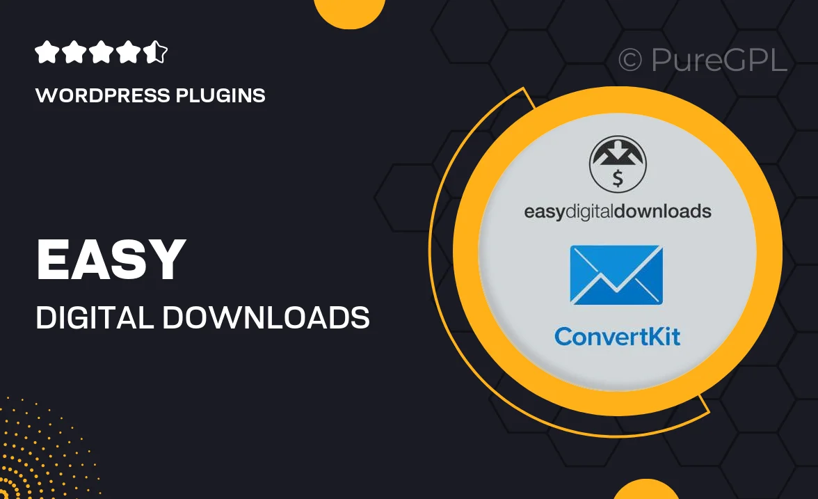 Easy Digital Downloads ConvertKit