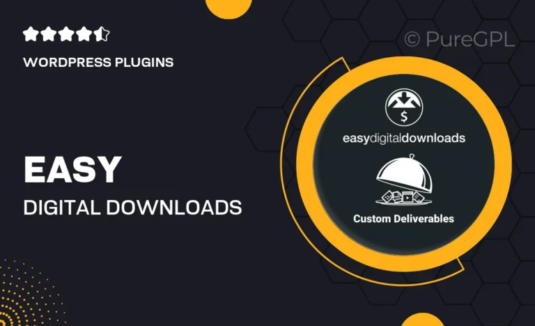 easy digital downloads custom deliverables