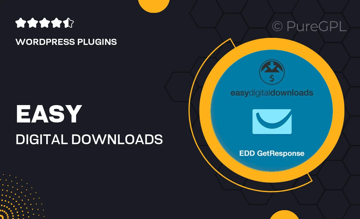 Easy Digital Downloads GetResponse