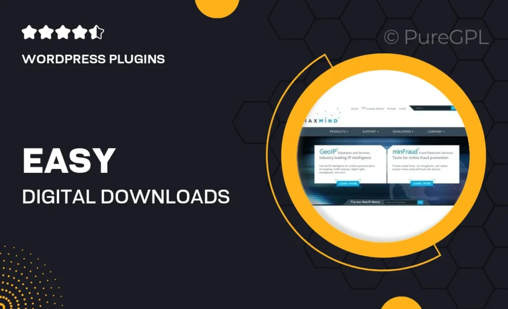 Easy Digital Downloads MaxMind Fraud Prevention Addon 28 Easy Digital Downloads MaxMind Fraud Prevention Addon