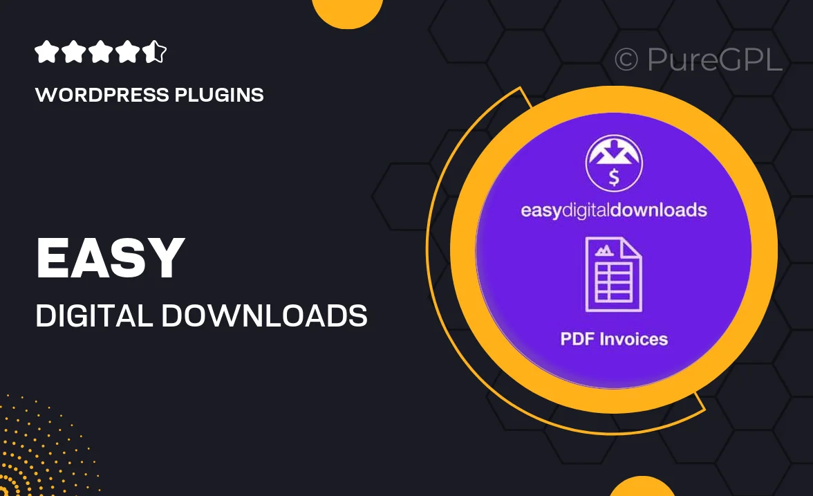 Easy Digital Downloads PDF Invoices