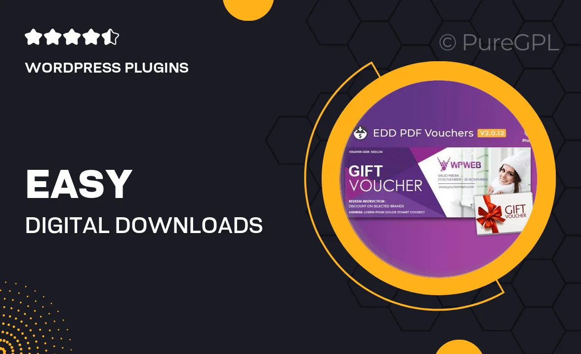 Easy Digital Downloads – PDF Vouchers