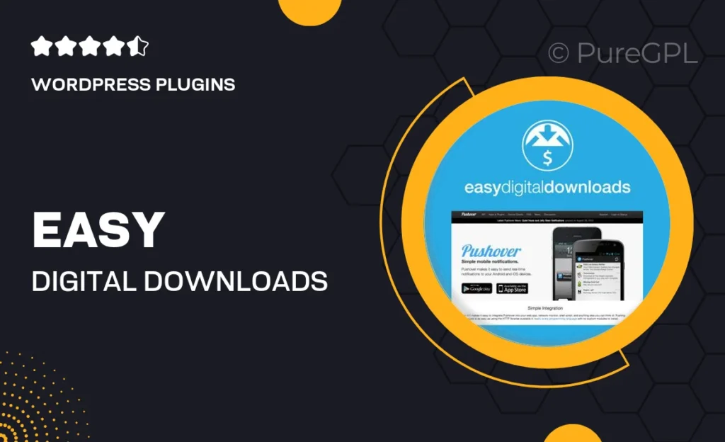 Easy Digital Downloads Pushover Notifications 3 Easy Digital Downloads Pushover Notifications