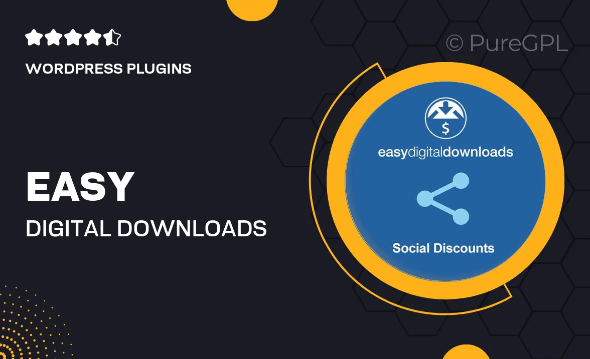 Easy Digital Downloads Social Discounts