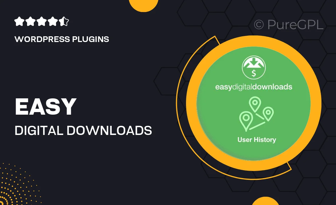 Easy Digital Downloads User History