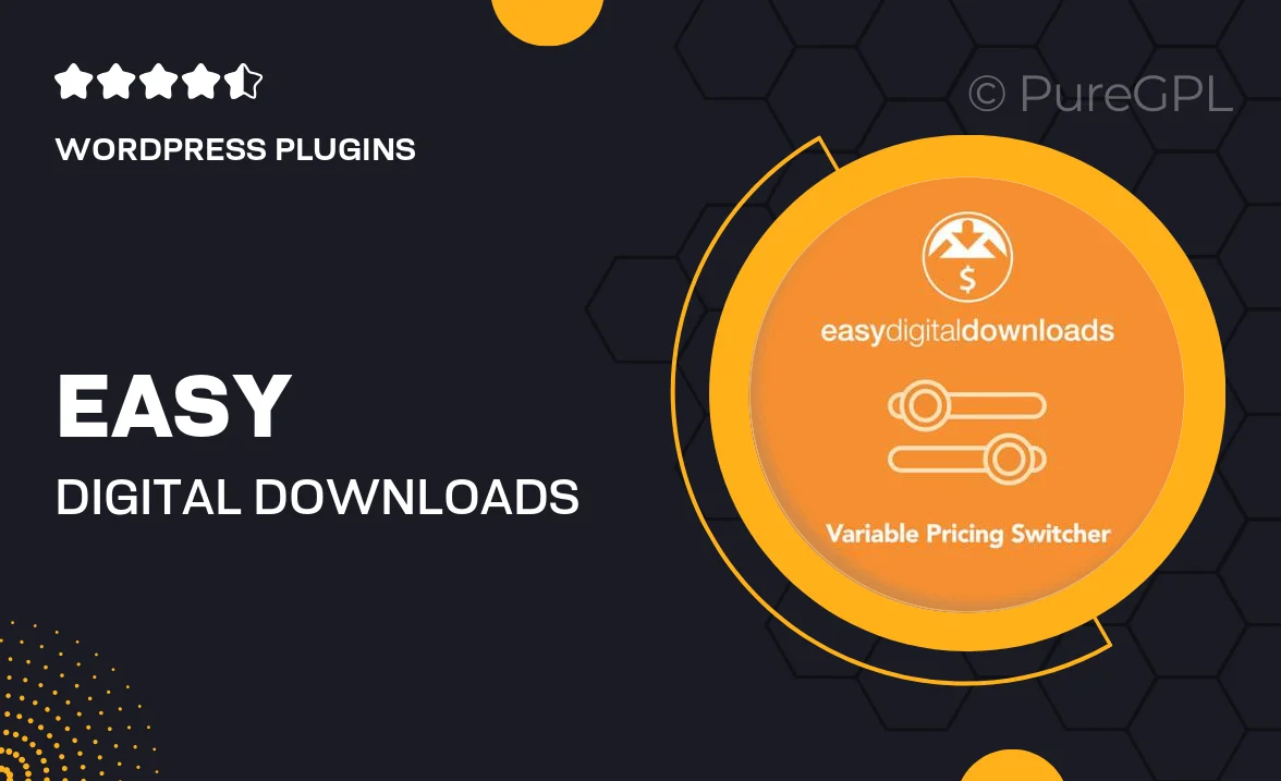 Easy Digital Downloads Variable Pricing Switcher