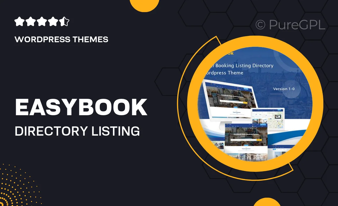 EasyBook – Directory & Listing WordPress Theme