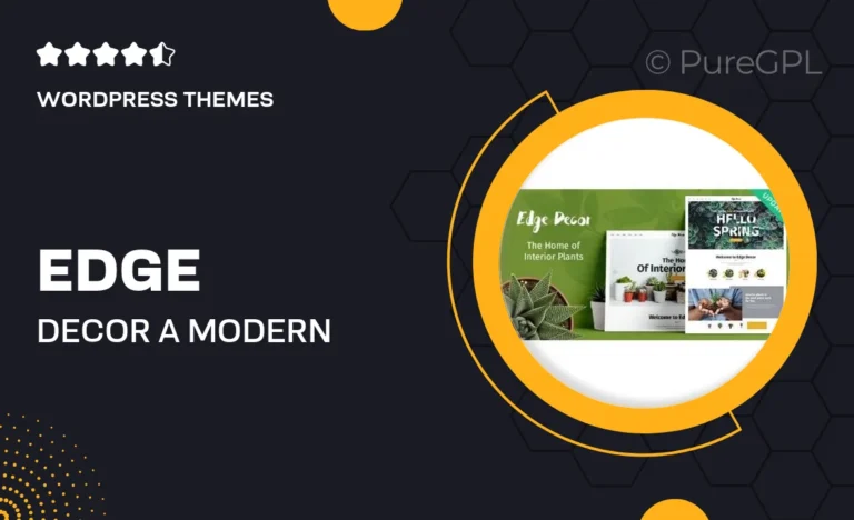 edge decor a modern gardening landscaping wordpress theme