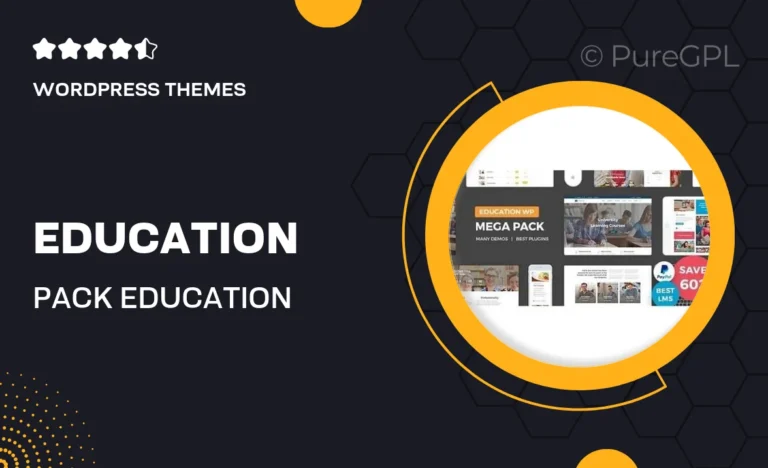 education pack education learning theme wp