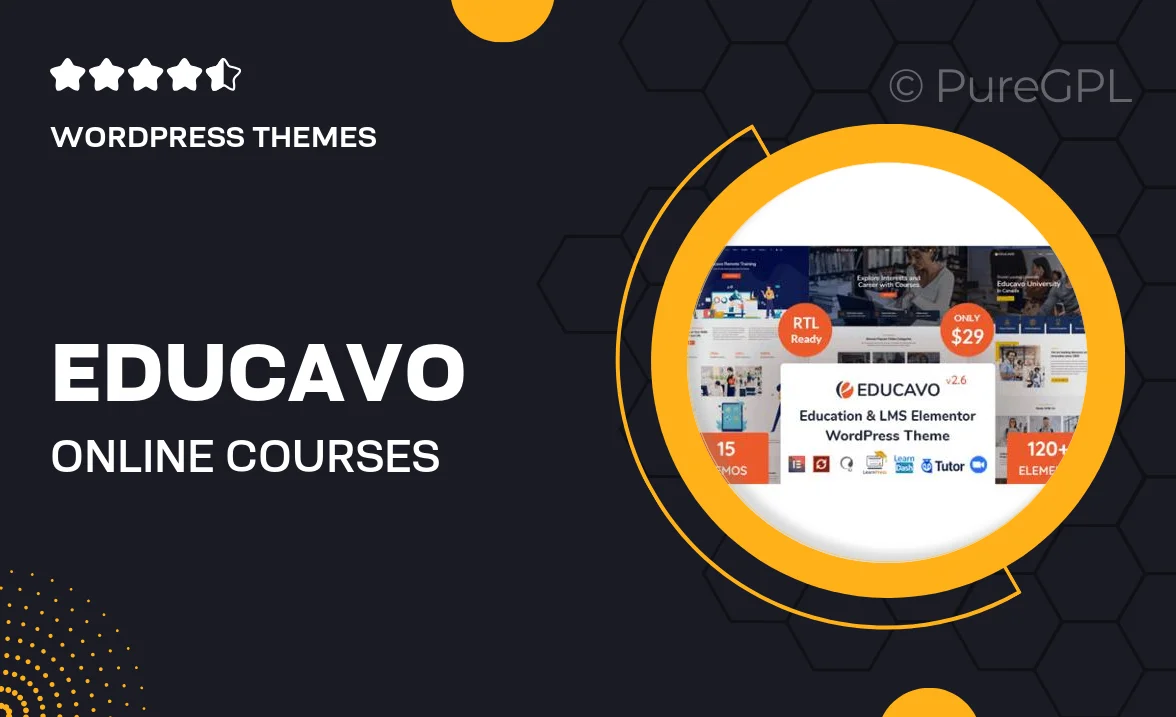 Educavo – Online Courses & Education WordPress Theme