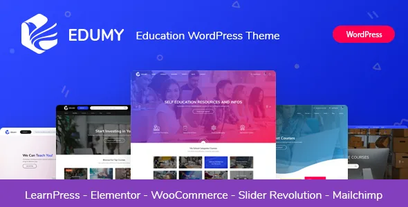 edumy lms online education course wordpress theme 1