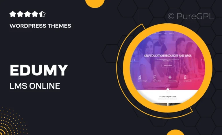 edumy lms online education course wordpress theme