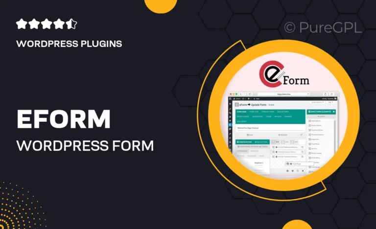 eform wordpress form builder