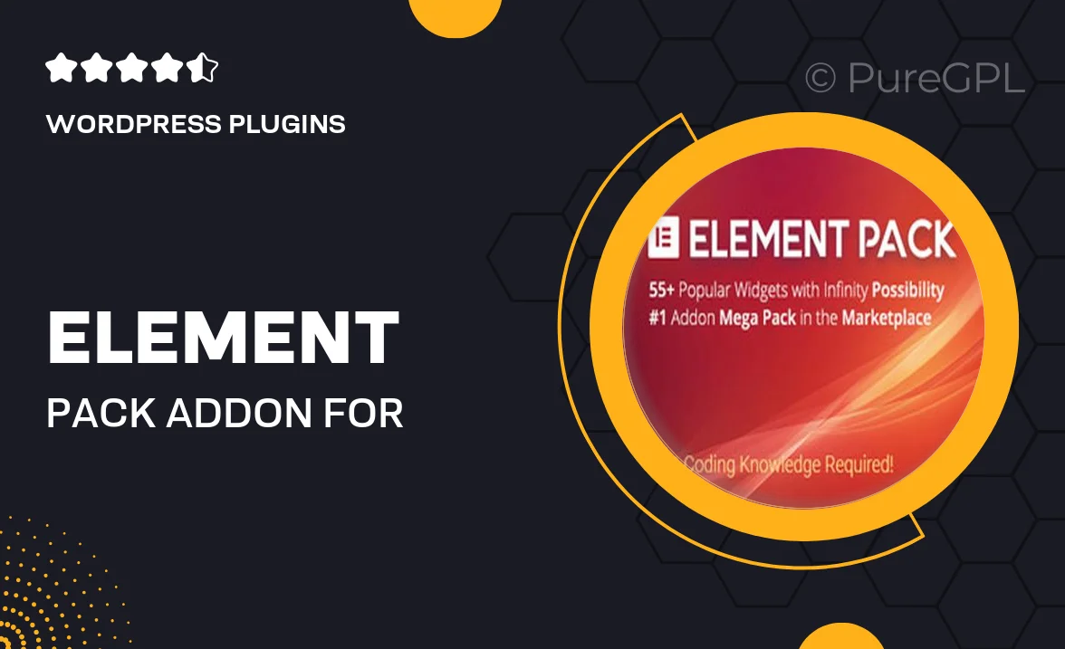 Element Pack – Addon for Elementor Page Builder WordPress Plugin