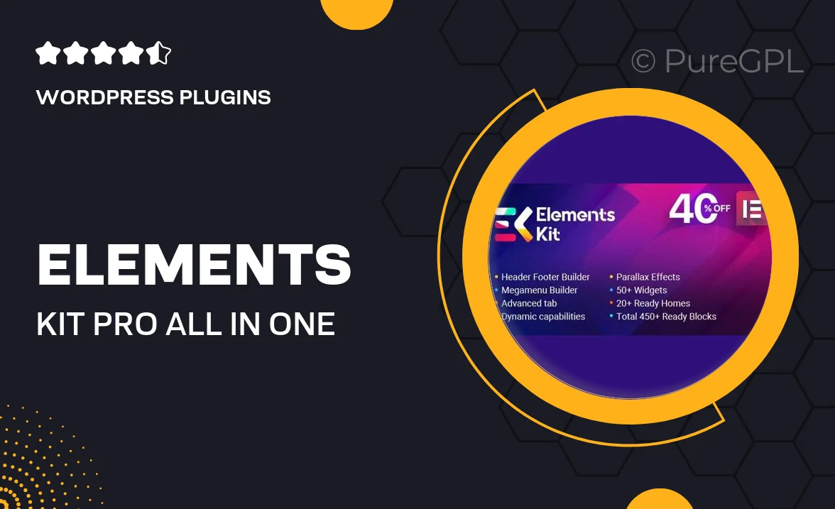 Elements Kit Pro – All In One Addons for Elementor Page Builder
