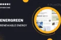 Energreen – Renewable Energy & Solar Panel Elementor Template Kit