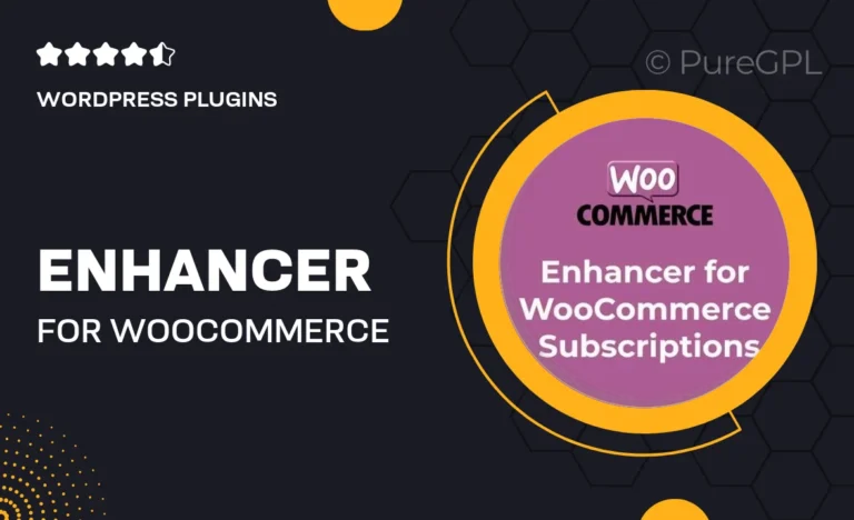 enhancer for woocommerce subscriptions