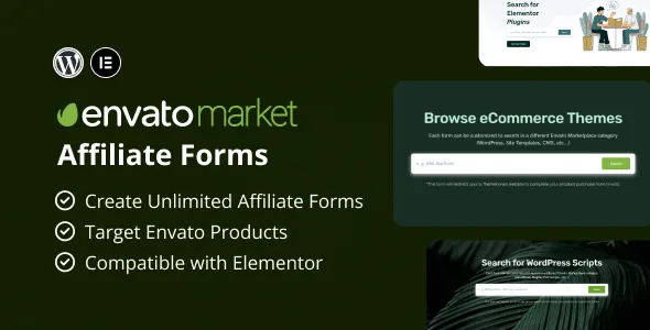envato market affiliate forms for elementor 1
