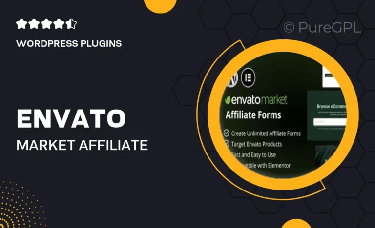 envato market affiliate forms for elementor
