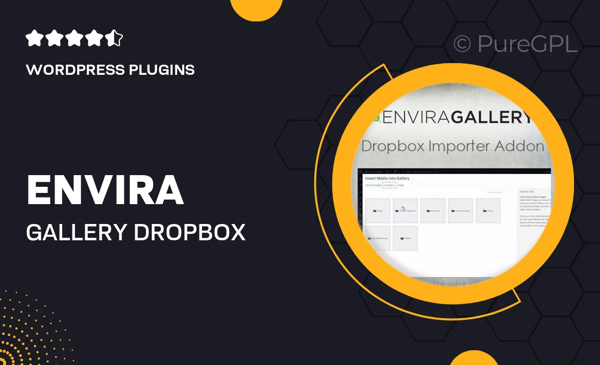 Envira Gallery | Dropbox Importer Addon