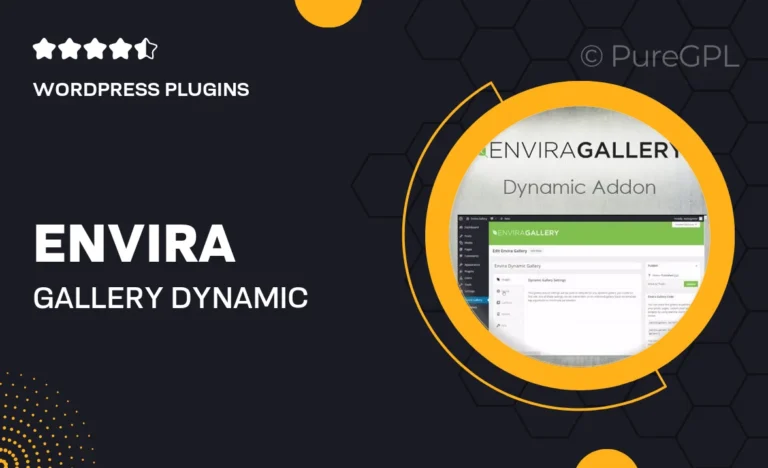envira gallery dynamic addon