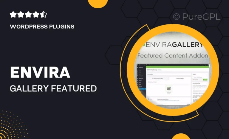 envira gallery featured content addon