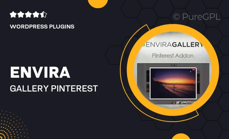 envira gallery pinterest addon