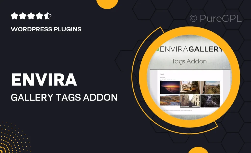 Envira Gallery – Tags Addon