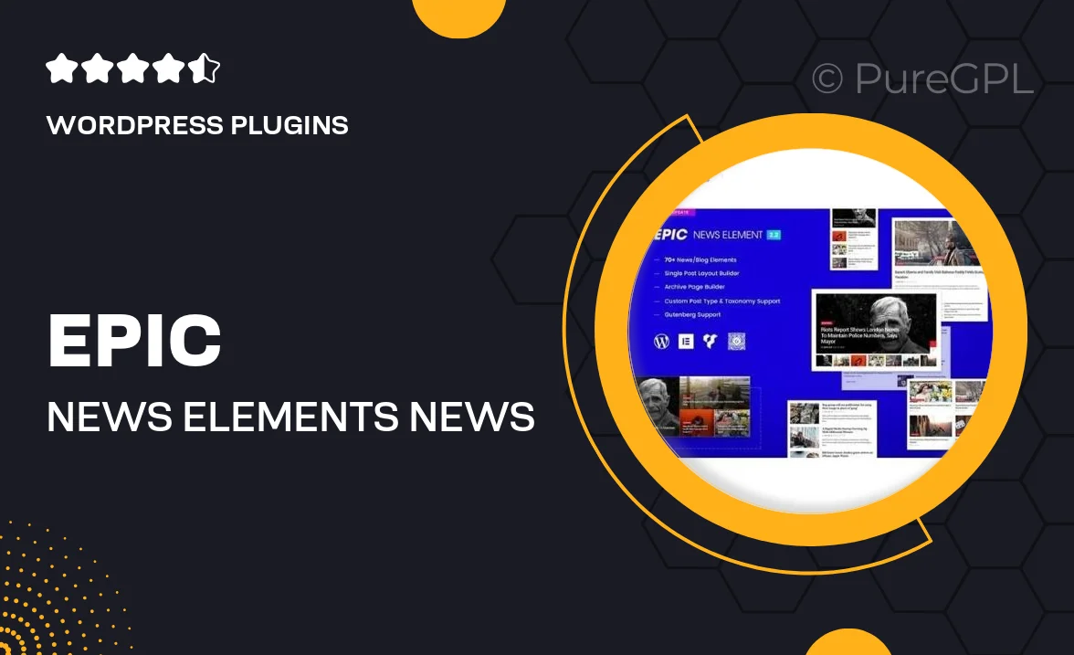Epic News Elements – News Magazine Blog Element & Blog Add Ons for Elementor & WPBakery Page Builder