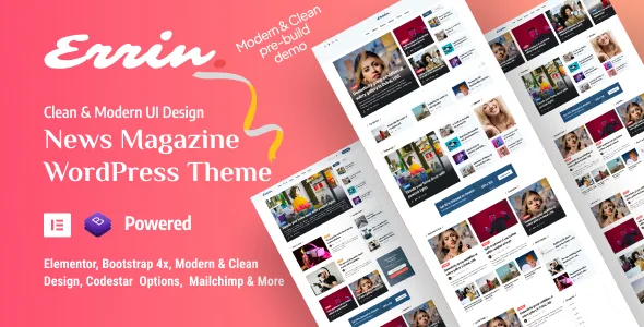errin personal blog wordpress theme 1