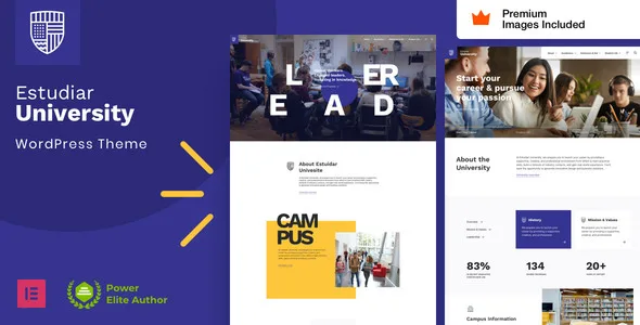 estudiar college university wordpress theme 1