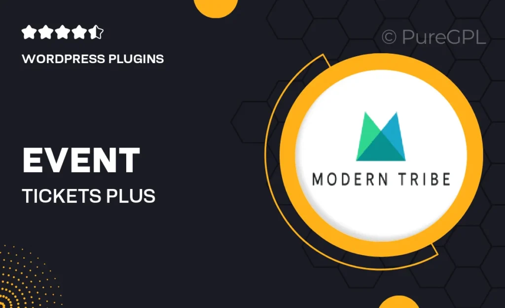 Event Tickets Plus WordPress Plugin