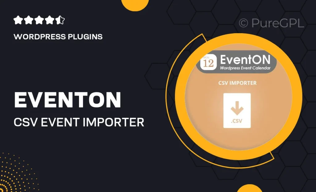 EventOn CSV Event Importer 44 EventOn CSV Event Importer