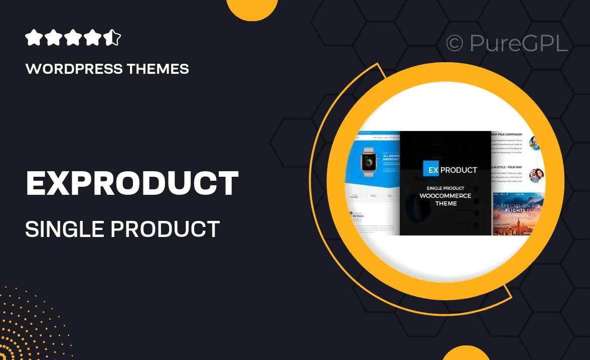 ExProduct – Single Product Theme