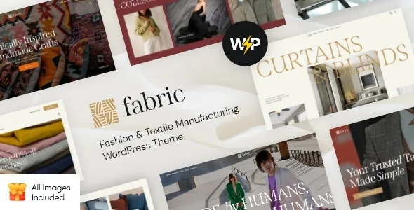 fabric fashion textile manufacturing wordpress theme 1