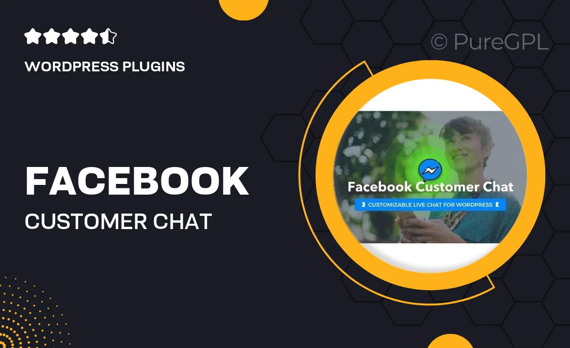 Facebook Customer Chat – Customizable Live Chat For WordPress