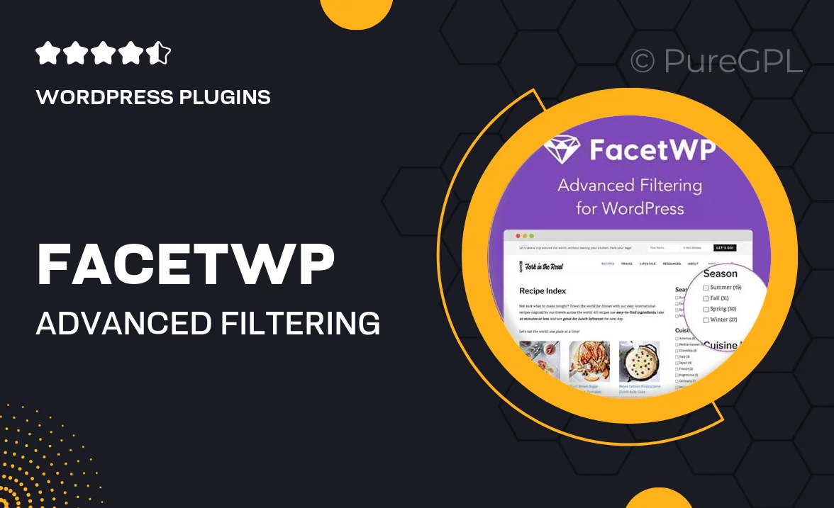 FacetWP – Advanced Filtering for WordPress