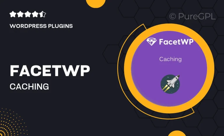 facetwp caching