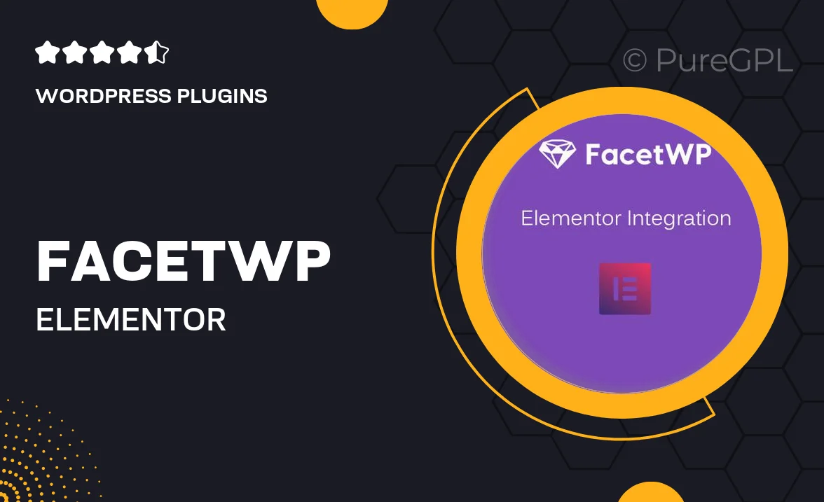 FacetWP – Elementor Integration