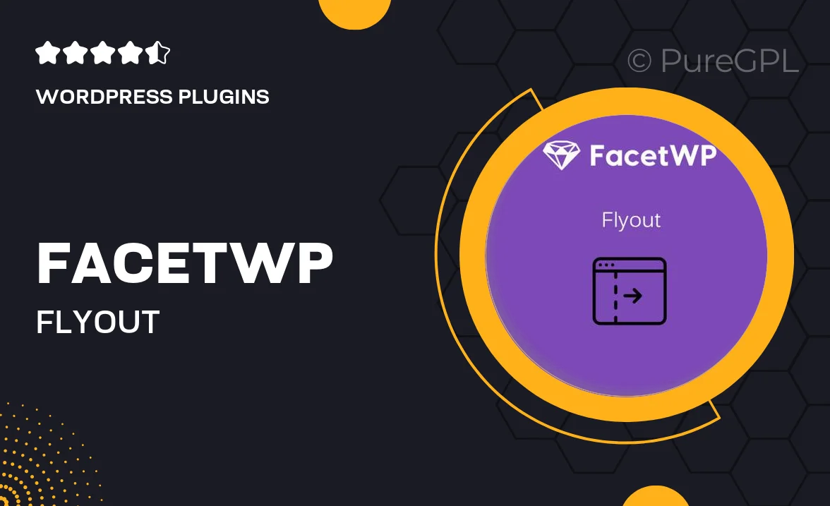 FacetWP – Flyout