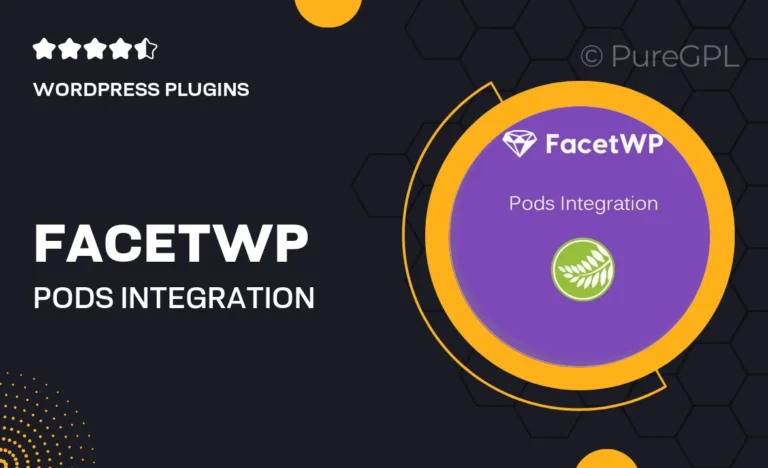 facetwp pods integration